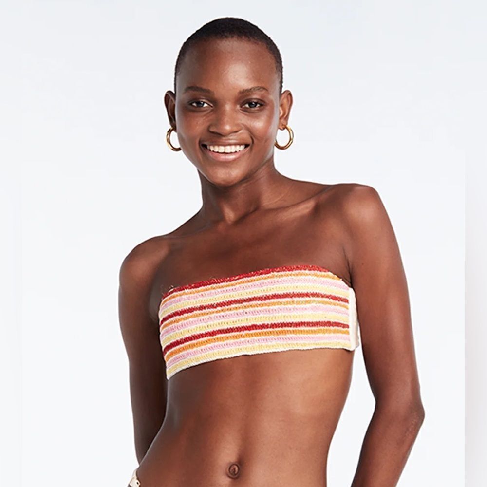 NWT Capittana Leah Terra Crochet Bikini Top